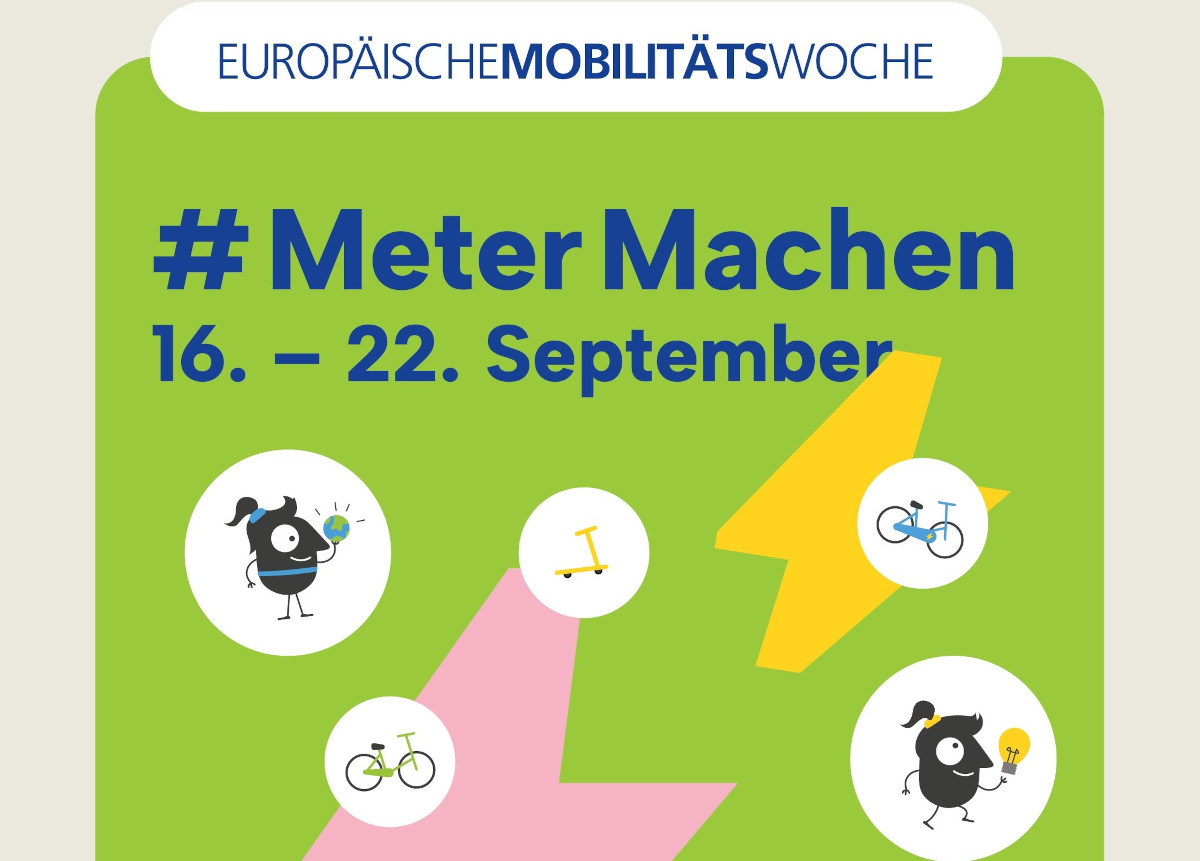 Europäische Mobilitätswoche: #Metermachen 16.-22- Septemebr